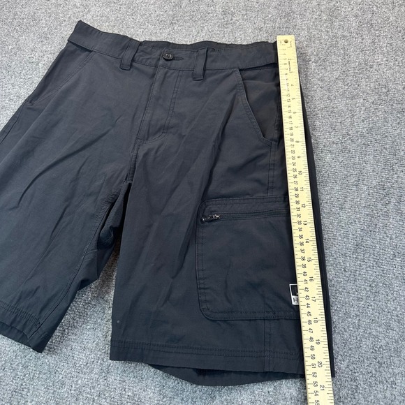 Huk Next Level 10.5" Shorts Mens M Black Fishing Stretch Outdoors Vented Stretch - Picture 9 of 12
